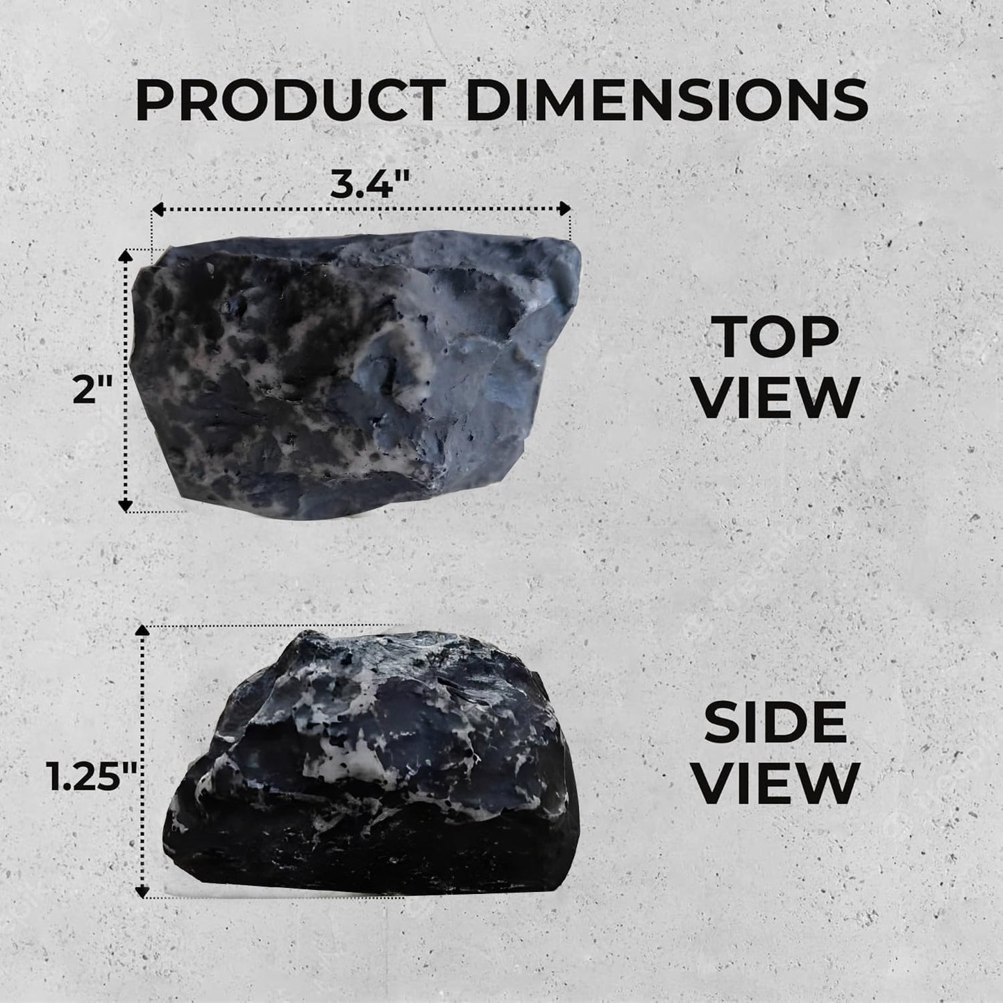 Hidden Outdoor Key Storage Box- Rock